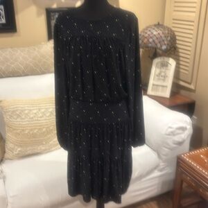 Women’s Lauren, Ralph Lauren dress long sleeve navy blue size 16